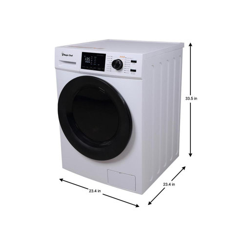 Magic Chef 2.7 Cubic Feet cu. ft. Portable Washer & Dryer Combo with Child Safety Lock Wayfair